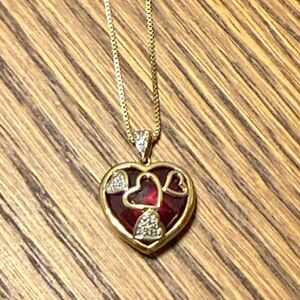 JTV heart necklace. Gently used.